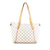 Louis Vuitton Totally handbag in azur damier canvas and natural leather - 360 thumbnail