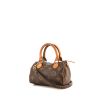 Louis Vuitton Speedy Nano shoulder bag in brown monogram canvas and natural leather - 00pp thumbnail