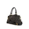 Borsa Louis Vuitton Neo Cabby in tela denim monogram grigia e pelle nera - 00pp thumbnail