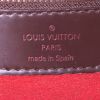 Louis Vuitton Hampstead shopping bag in ebene damier canvas and brown leather - Detail D3 thumbnail