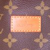 Saumur medium model shoulder bag in monogram canvas and natural leather - Detail D4 thumbnail