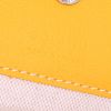 Sac cabas Goyard Saint-Louis en toile Goyardine jaune et cuir jaune - Detail D3 thumbnail