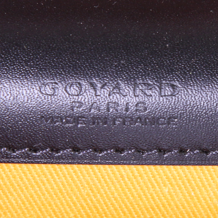 Pochette Goyard Monte Carlo in tela monogram nera - Detail D3