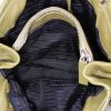 Prada shopping bag in green leather - Detail D2 thumbnail