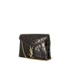 Saint Laurent Cassandre shoulder bag in black patent leather - 00pp thumbnail