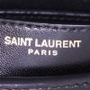 Borsa a tracolla Saint Laurent Cassandre in pelle verniciata nera simil coccodrillo - Detail D4 thumbnail