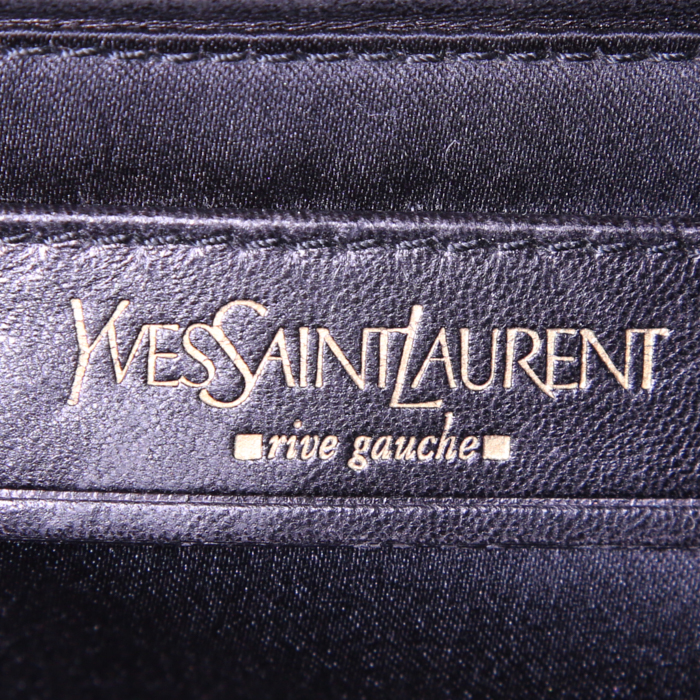 Borsa Saint Laurent Vintage in pelle nera - Detail D3