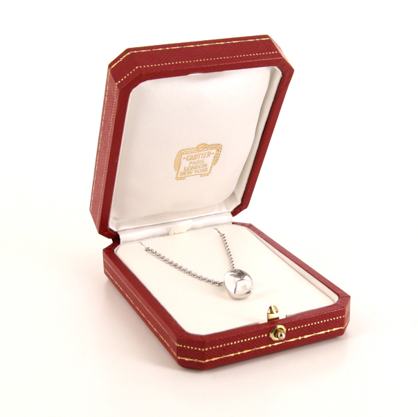 Collana Cartier Myst in oro bianco,  diamanti e cristallo di rocca - Detail D2