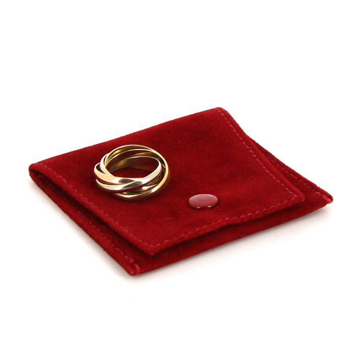 Bague Cartier Trinity Semainier en or jaune,  or rose et or blanc - Detail D2