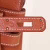 Hermes Birkin 40 cm handbag in beige terracotta leather taurillon clémence - Detail D4 thumbnail