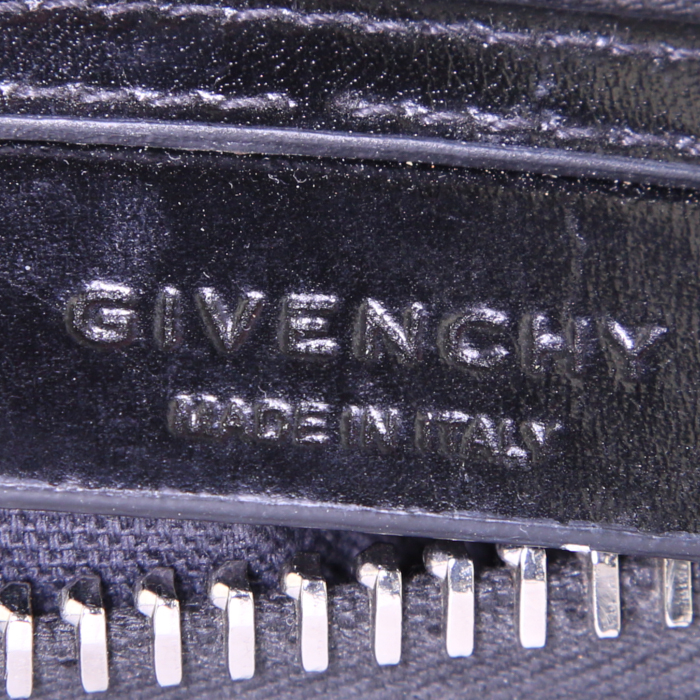 Borsa a tracolla Givenchy Antigona mini in pelle nera - Detail D4