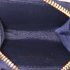 Dior 30 Montaigne cellphone holder in blue monogram canvas - Detail D2 thumbnail