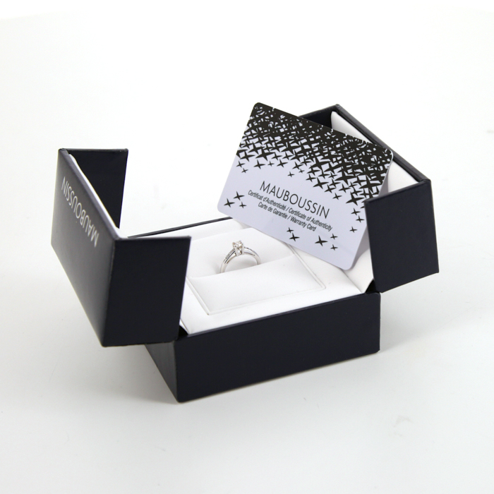 Mauboussin Tu es le sel de ma vie #3 ring in white gold and diamonds - Detail D2