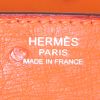 Bolso de mano Hermes Birkin 30 cm en avestruz naranja - Detail D3 thumbnail