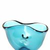 Fulvio Bianconi, blue tinted Murano glass vase, Manufacture of Venini, 1970s - Detail D1 thumbnail