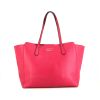 Gucci Swing shopping bag in pink grained leather - 360 thumbnail