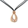 De Grisogono Allegra necklace in pink gold and diamonds - 00pp thumbnail