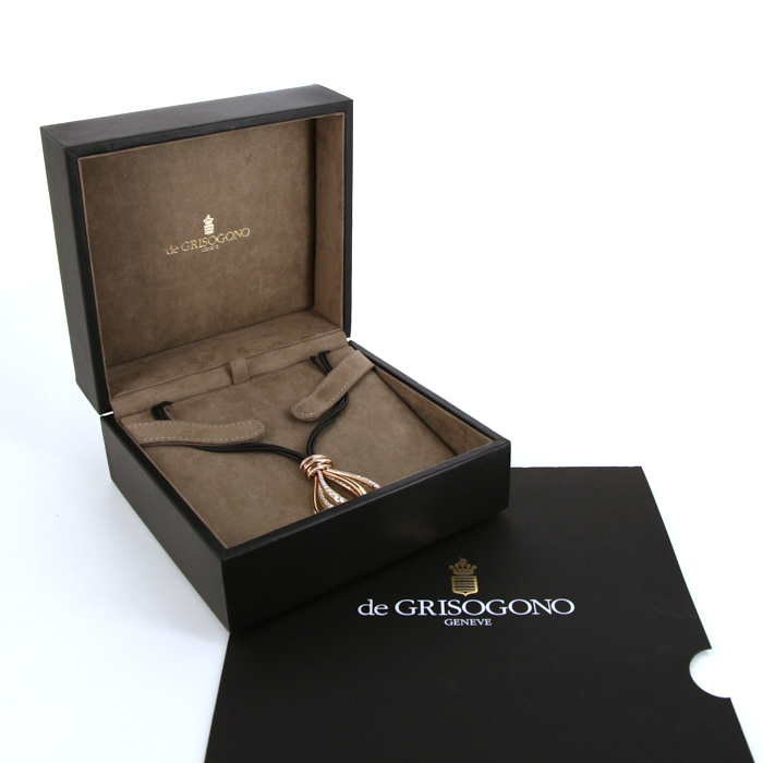 Collier De Grisogono Allegra en or rose et diamants - Detail D2