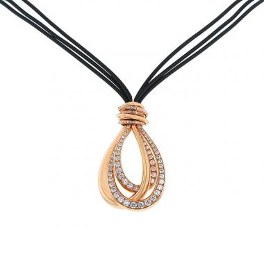 Collana De Grisogono Allegra in oro rosa e diamanti