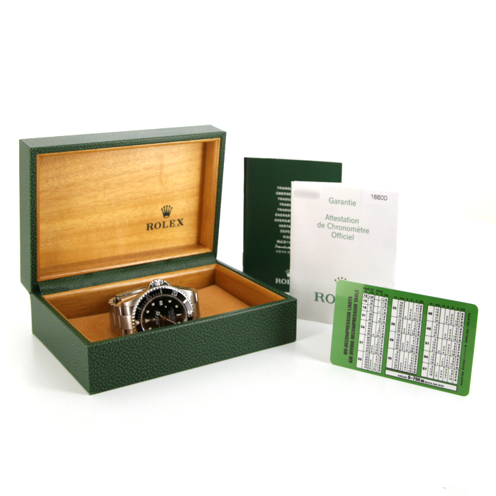 Montre Rolex Sea Dweller en acier Ref : 16600 Vers 2007 - Detail D2