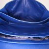 Salvatore Ferragamo handbag in blue leather - Detail D2 thumbnail