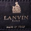 Bolso joya Lanvin en piel de potro marrón y negra - Detail D3 thumbnail