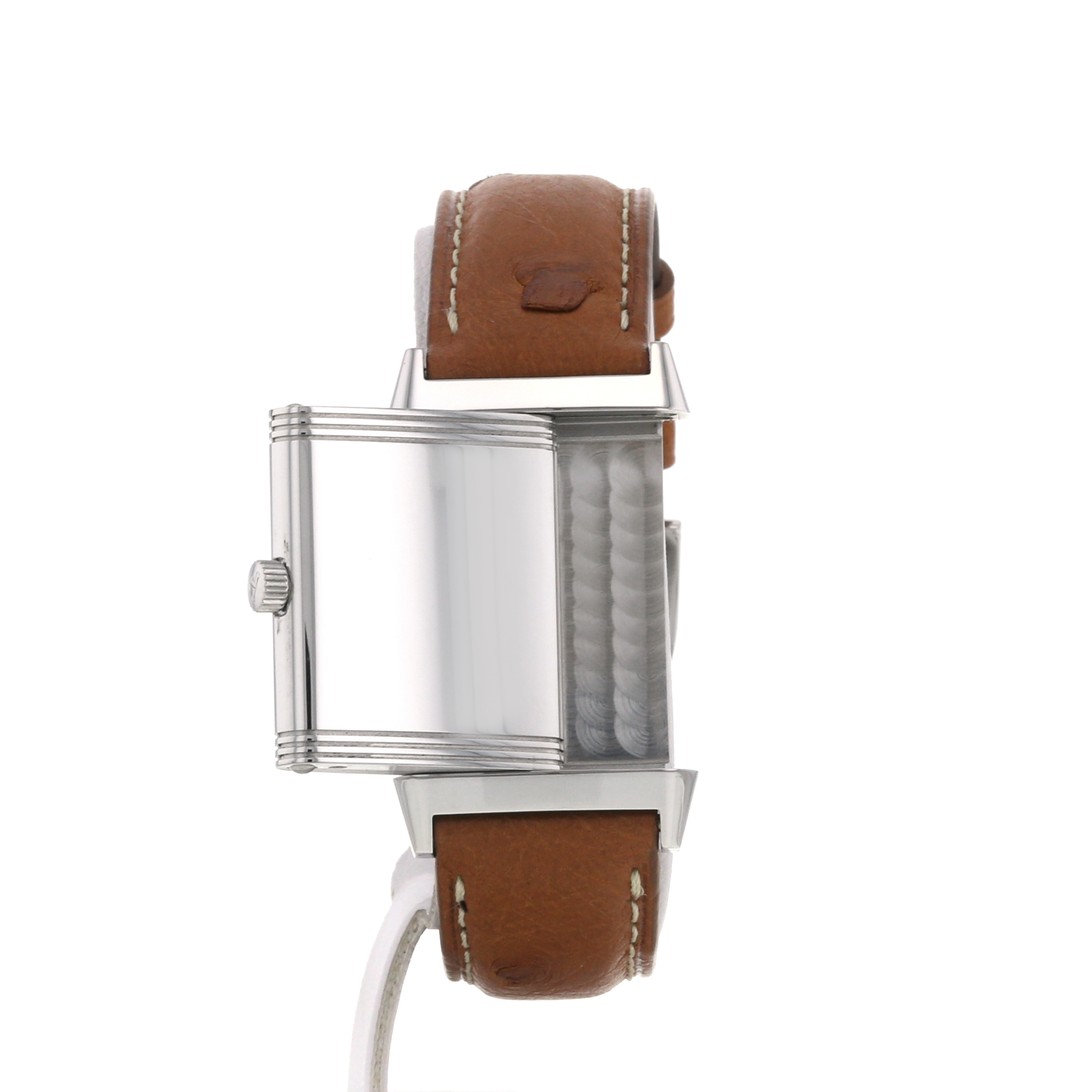 Jaeger Lecoultre Reverso watch in stainless steel Ref: 252.8.47 Circa 2000 - Detail D1