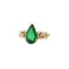 Alexandre REZA ring in yellow gold,  emerald and diamonds - 00pp thumbnail