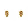 Zolotas Snake Lace earrings in yellow gold - 00pp thumbnail