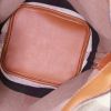 Burberry Mini Ashby Tassel shoulder bag in beige Haymarket canvas and beige leather - Detail D2 thumbnail