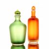 Venini, deux bouteilles de la série "Velati", en verre de Murano, signées et datées, 1989 - 00pp thumbnail