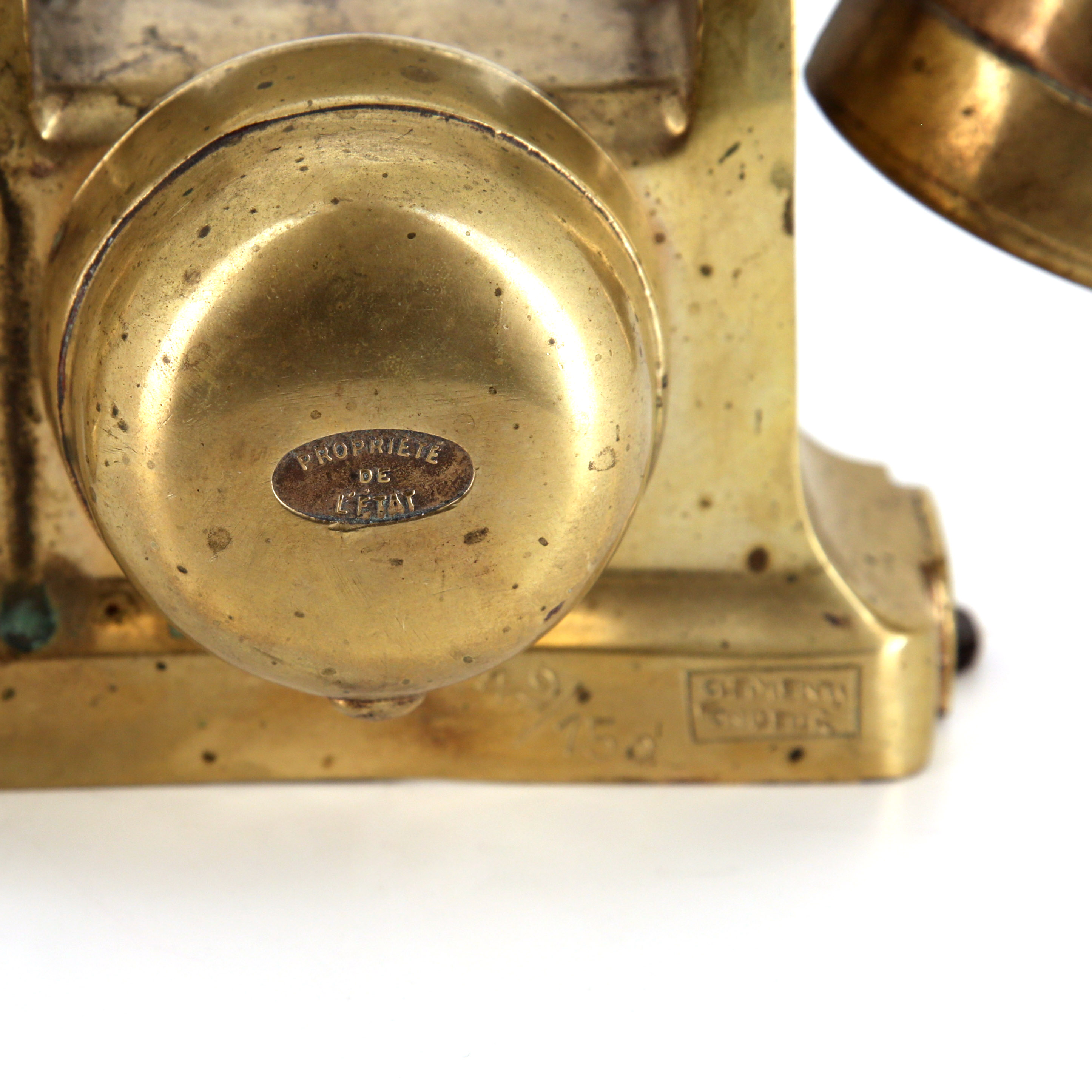 Arman, "Cut-out telephone", in gilded bronze, signed and numbered, from 1973 - Detail D3