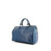 Sac à main Louis Vuitton Speedy 30 en cuir épi bleu - 00pp thumbnail