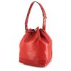 Bolso para llevar al hombro Louis Vuitton grand Noé en cuero Epi rojo - 00pp thumbnail