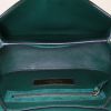 Valentino Garavani shoulder bag in black and green suede - Detail D2 thumbnail
