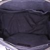 Sac porté épaule ou main Givenchy Antigona moyen modèle en cuir noir et cuir blanc - Detail D3 thumbnail
