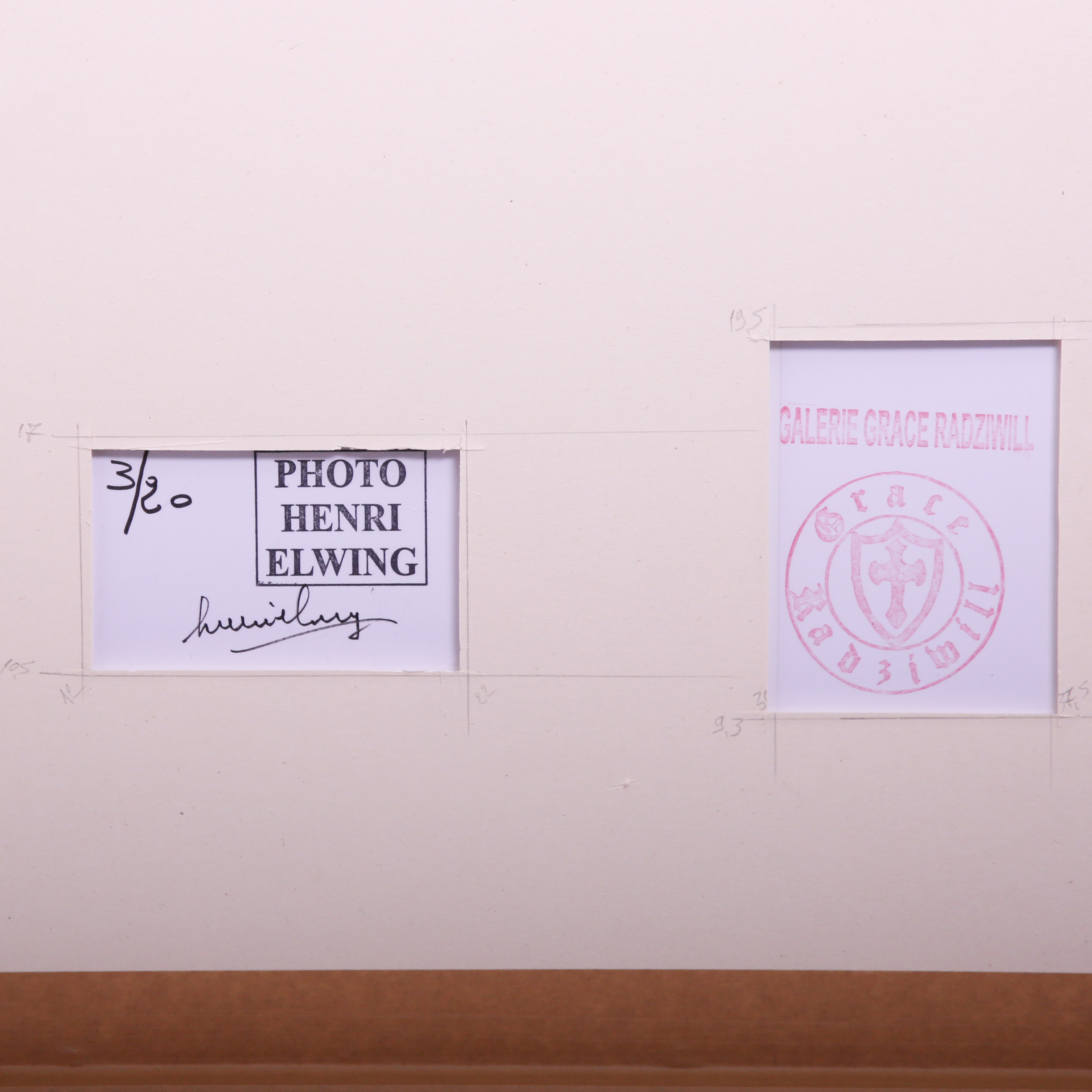 Henri Elwing, "Jean-Paul Belmondo", vers 1965, photographie encadrée, signée et numérotée