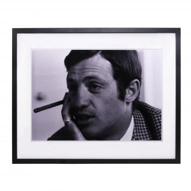 Henri Elwing, "Jean-Paul Belmondo", vers 1965, photographie encadrée, signée et numérotée