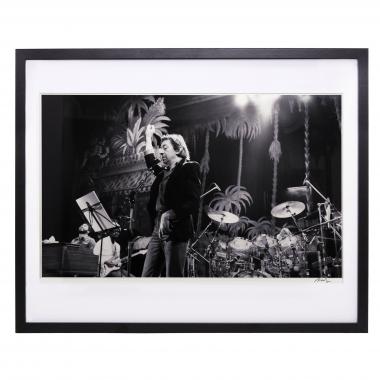 Patrick Siccoli, "Serge Gainsbourg Concert at the Palace" of 1979, framed photograph, signed and numbered