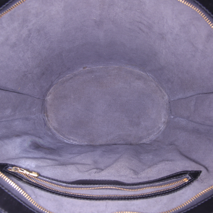 Louis Vuitton Saint Jacques large model handbag in black epi leather - Detail D2