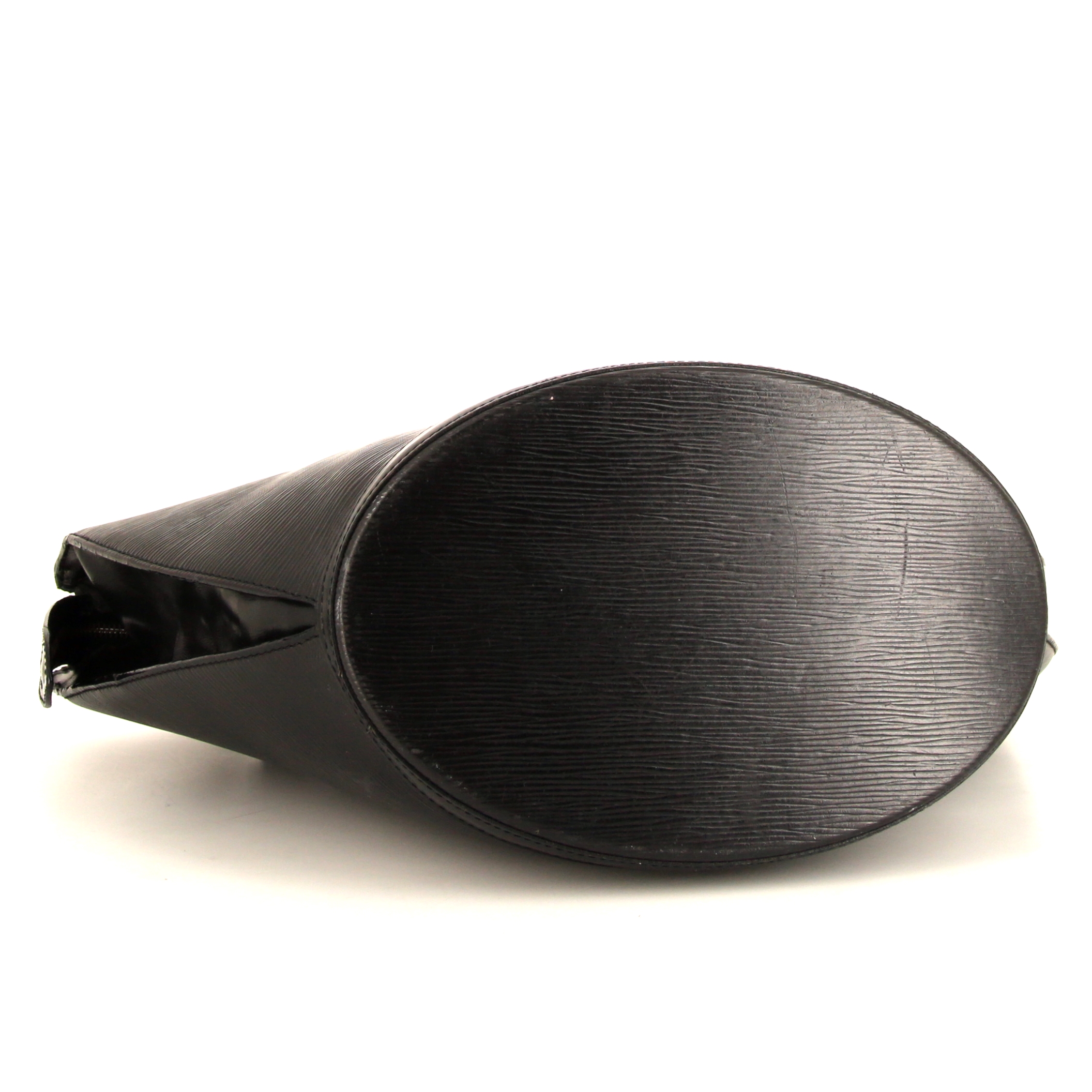 Borsa Louis Vuitton Saint Jacques modello grande in pelle Epi nera - Detail D4