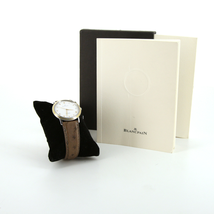 Montre Blancpain Villeret en acier Ref :  0095 Vers  1999 - Detail D2