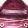 Bolso de mano Chanel Vintage en cuero acolchado color burdeos - Detail D3 thumbnail