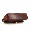Chanel Vintage handbag in burgundy quilted leather - Detail D5 thumbnail