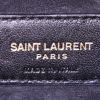Bolso bandolera Saint Laurent Bellechasse en cuero negro y ante gris - Detail D3 thumbnail