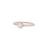 Messika Joy ring in pink gold and diamonds - 00pp thumbnail