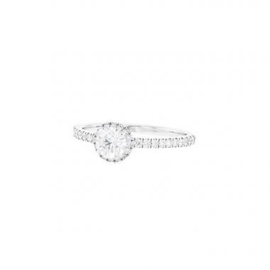 Sortija Messika Joy en oro blanco y diamantes