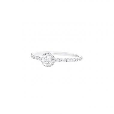 Sortija Messika Joy en oro blanco y diamantes