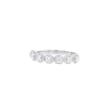 Sortija Messika Joy en oro blanco y diamantes