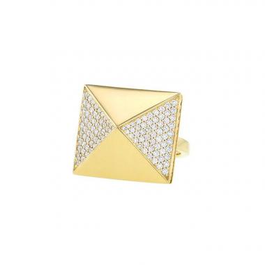 Bague Messika Spiky en or jaune et diamants